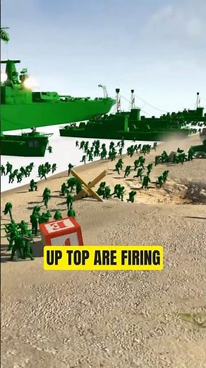 Green Army Men D-DAY BEACH BATTLE! #armymen #toys