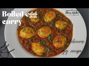 EASY EGG CURRY RECIPE | BOILED EGGS CURRY | DHABA STYLE EGG CURRY