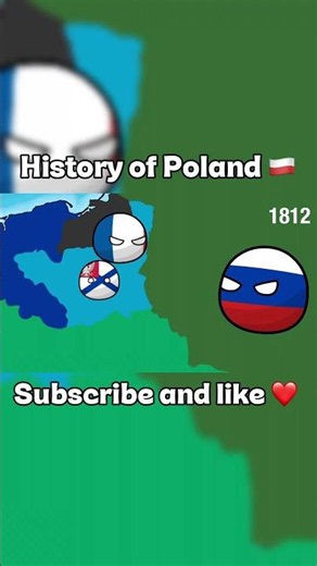 History of Poland 🇵🇱 #countryballs #history #poland #polandball