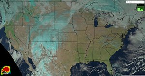 Check out this loop of the US today using Natural Color satellite! Most of the eastern half of the US experienced clear skies while rain, snow, and cloudy skies persisted in the western half. Try out the different types of satellite imagery today with any RadarOmega subscription! | RadarOmega | Facebook