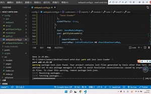 create-react-app 配置 less