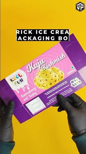 Stylish Ice Cream Packaging Solution For Ice Cream Brand How to Assemble Box Busines Tips #icecream