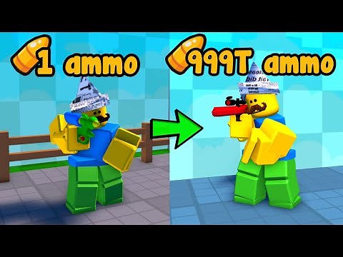 Unlocked The Strongest Gun In Shoot Wall Simulator Roblox!