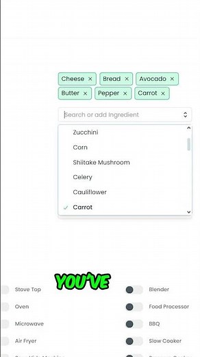 Make Recipes Instantly with ChefGPT.xyz #shorts