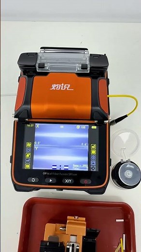 Signal Fire Technology Fiber Fusion Splicer - splicing process