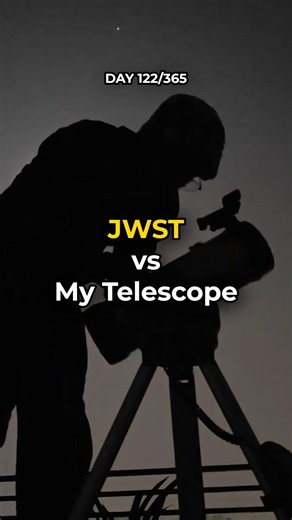 JWST Vs My Telescope | $10 Billion Vs $250 Celestron Astromaster Telescope #astronomy #telescope