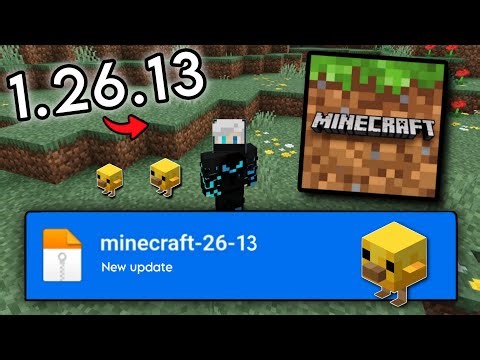 MINECRAFT 1.26.13 PARA ANDROID // ULTIMA VERSION DE MINECRAFT UPDATE BEDROCK 1.26.13.1