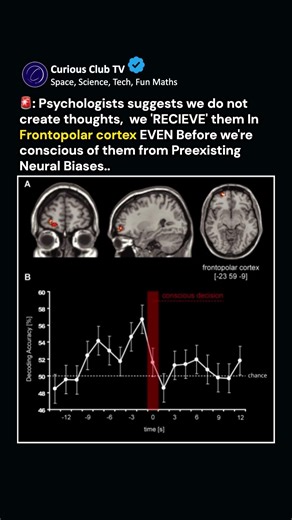 Psychologists: We Don't CREATE Thoughts - We RECEIVE Them in Frontopolar Cortex from Neural Biases"