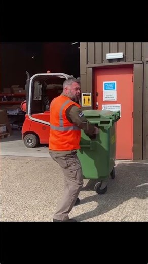How to move Big Bins - Manual Handling