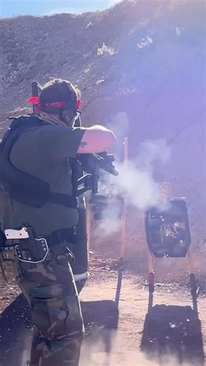 Booligan on Instagram: "My Aliens Smartgun inspired rig video is making the rounds again thanks to @handleitgrips so here are a few clips of me running it in competition at CQB Brutality. Worked shockingly well in Urban Prone and from barricades, just needed to use my current updated optics package to work really well. Finished in better position both in 3 gun and in my specific “action hero” division than some much better equipped shooters lol. This setup is fun, not for anything serious or pra