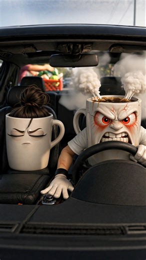Blocking the whole parking lot lane... takes too long to load groceries #funny #shorts #traffic