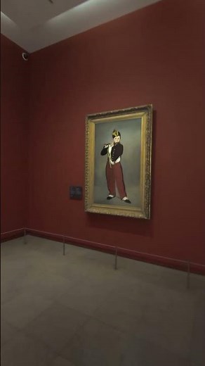 Édouard Manet - The Fife (1866). A famous work because of its bright and contrasting colors.