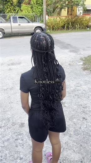 Knotless🫶🏽. #fyp #hairstylist #blowthisupforme #besthairstylist #bahamiantiktok #knotless