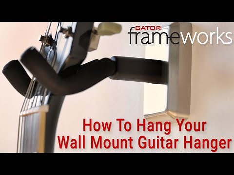 How To Hang Your Wall Mount Guitar Hanger