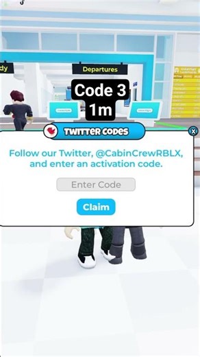 Cabin Crew Sim Codes 2026 (feb) pt.2 #cabincrew #codes #roblox #allworking