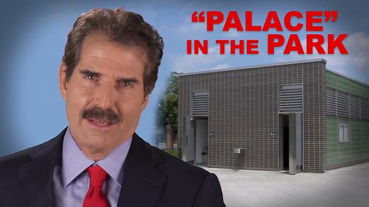 John Stossel investigates a New York City park bathroom that cost $2 million to build. Two million dollars down the toilet. That's your government at work. | Reason Magazine