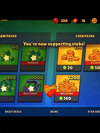 code: stubs in nost brawl download nost brawl here: t.me/nost_servers #brawlstars2019 #2019 #nostbrawl #brawlstarstiktok