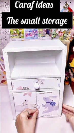 The small storage cabinet in the comments section can also be used for #DIY projects#creative diy#
