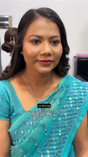 VAISHALI BORDE | BRIDAL MAKEUP ARTIST on Instagram: "Dusky & deeper skin tone makeup tutorial 🙌✨🧿raw & unfiltered . #makeupartist #makeupideas #makeupartistsworldwide #duskybeauty #vaishaliborde"