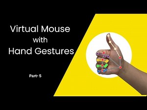 PyAutoGUI for Cursor Control | Hand Gesture Mouse Project in Python (Part 5)