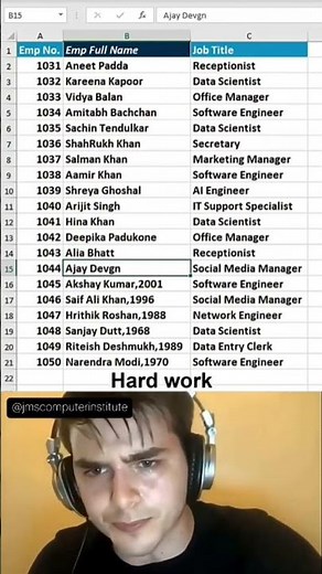 Data removal trick from entire column in excel within 5 seconds 😱 #excel #office #spreadsheet