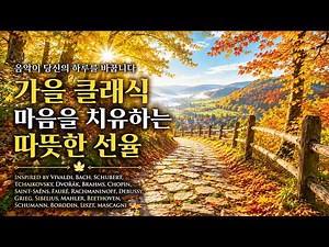 🍁 가을이 이렇게 아름다운 줄 몰랐습니다… | 마음을 울리는 클래식 음악 🎻Inspired by Schubert, Dvořák, Brahms, Chopin, Saint-Saëns