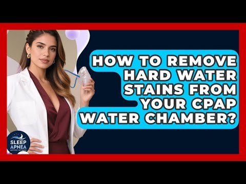 How To Remove Hard Water Stains From Your CPAP Water Chamber? - Sleep Apnea Support Network