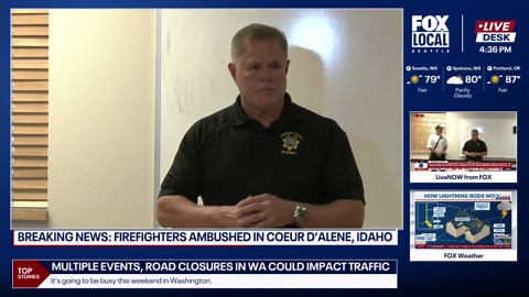 Sheriff confirms 2 firefighters dead, ambushed by shooter in Coeur d’Alene, ID