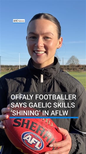 Offaly footballer Amy Gavin Mangan says Gaelic football skills are ‘shining’ in the AFLW with a number of Irish players now competing in Australia. Amy is heading into her second year with North Melbourne, the current champions in the league who went undefeated in the 2025 season. Read more at the link in bio📲 #northmelbourne #aflw #australia | RTÉ News