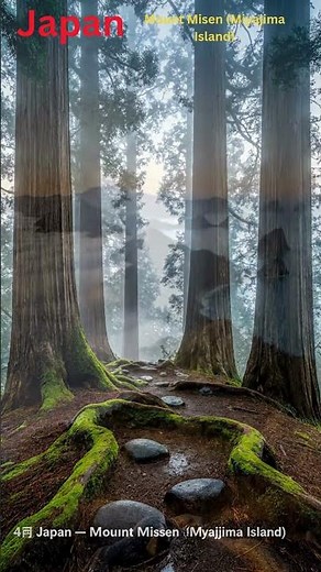 Mount Misen — Sacred Forest Mountain of Miyajima (Japan 4K) #travel