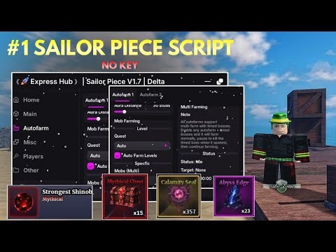 #1 Sailor Piece Pastebin Script Auto Farm Levels, No Key Auto Farm Bosses Kill Aura Undetected Safe!