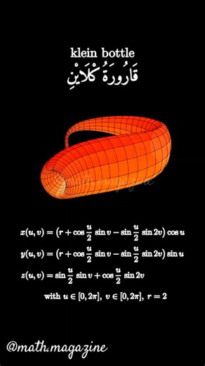 In mathematics, the Klein bottle is a fascinating surface that cannot exist in ordinary three‑dimensional space without intersecting itself. It is a non‑orientable shape, meaning it has no distinct “inside” or “outside,” much like the Möbius strip. The Klein bottle is formed by identifying opposite edges of a rectangular sheet in a specific way that causes the surface to turn through itself. This structure is important in topology because it illustrates how surfaces can behave in higher dimensio
