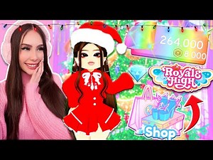 Huge CHRISTMAS DIAMOND SPENDING SPREE In Royale High... MILLIONS OF DIAMONDS | Roblox