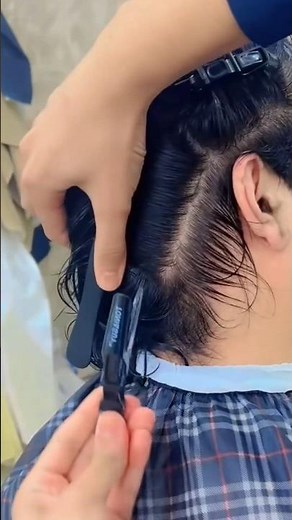 Long Hair Skine Faded Hairtsyle | New Look For Hair Cutting #longhaired #shorts #viral