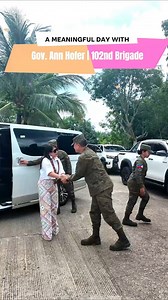 Governor Ann K. Hofer attended the Inauguration of the Female Barracks of the 102nd “Igsoon” Brigade, where she was warmly welcomed by Brigade Commander BGen Samuel G. Yunque. Also present during the ceremony were Governor Darel Dexter Uy of Zamboanga del Norte and Representative Atty. Marlo C. Bancoro, 1st District of Zamboanga Sibugay. Usa ka mahinungdanong lakang sa pagpalig-on sa kahimtangan ug kaayuhan sa atong kababayen-an sa serbisyo. #SerbisyongTinuod #WomenInService #PeaceAndSecurity #Z