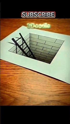 3D Illusion Jumping Off Paper! 🤯 Anamorphic Art