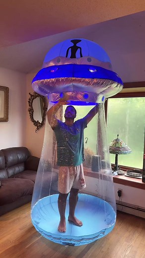 Unique Alien UFO Halloween Decoration for Spooky Season