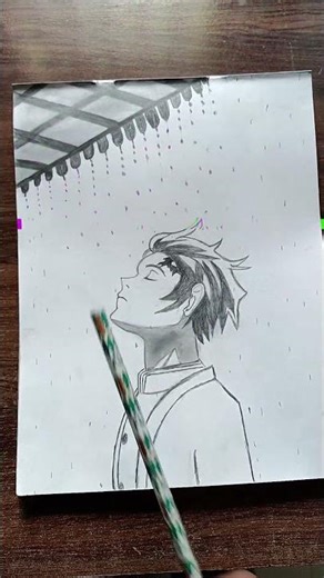 tanjiro's drawing. #drawing