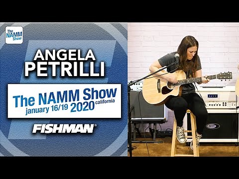 Angela Petrilli - live at The NAMM Show 2020 - Martin SC-13E with Fishman MX-T Electronics