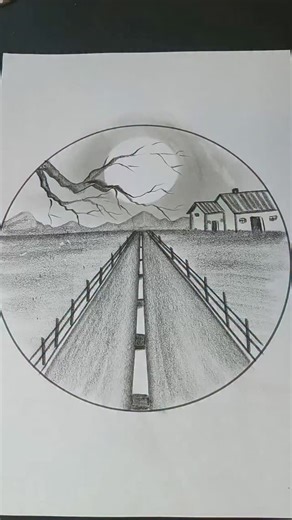 @artnottes on Instagram: "How to draw the beautiful village 😱😱 . . . #art #trending #viral #artnottes #sketch"