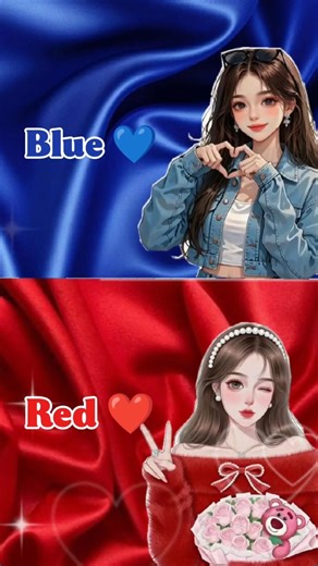 Blue 💙 vs Red ❤️ Challenge #blue #red #shorts #shortvideo #viral #trending #fashion #shortsfeed