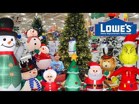 LOWES Is Ready For CHRISTMAS! Christmas Shopping at Lowes 2021 INFLATABLES Decorations