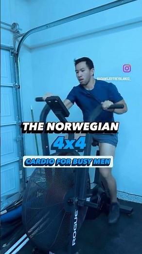 Norwegian 4x4 protocol to INCREASE your VO2 Max
