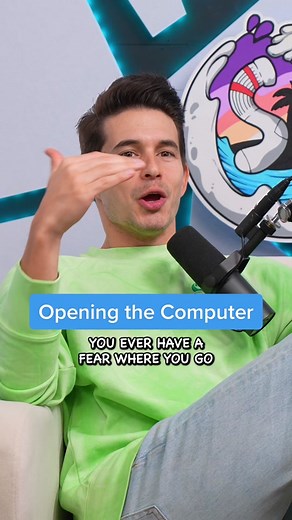 Every time you open the computer you gotta be worried #stiffsockspod | computer