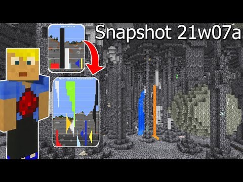 OMG! Neue ERZVERTEILUNG! Neues Gestein & mehr! Snapshot 21w07a Minecraft 1.17 Update