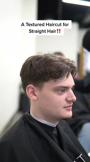 Textured Haircut for Straight Hair - Mid Skin Fade Tutorial