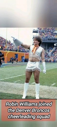 Robin Williams: NFL's first male cheerleader #shorts #robinwilliams #malecheerleader #funny