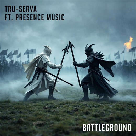 Our last Christian hip hop track landed on Sirius XM so we’re doubling down and dropping another With OG Tru-Serva🔥⚔️ “Battleground” speaks to the real fight—faith vs fear, flesh vs spirit, truth vs the lies. Featuring Tru-Serva, this track blends bold bars, Scripture-shaped perspective, and a hook that hits while keeping Christ at the center ✝️🎧 “Devil on my left and Jesus on my right Fire in my soul but war up in my mind…” “He traded all my guilt for a royal crown 👑 Still I need His grace o