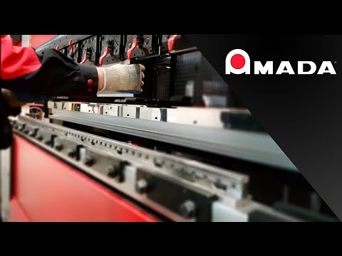 AMADA - How you can minimise press brake tooling setups