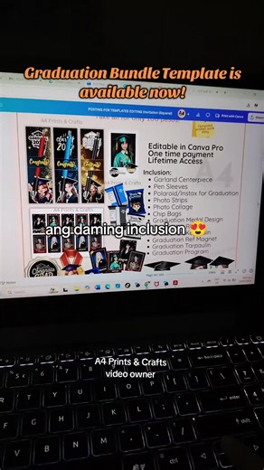 Graduation Bundle Template - 12 in 1 for ₱100!